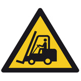 "Caution, Forklift Zone" Floor Safety Symbol