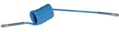 Air manifold spiral tubing/hose, blue