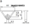 Aluminum Extrusion; Tool Rail Profile; 30x45C; 3842992946-1830mm