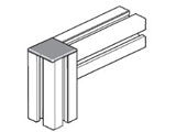 Rexroth Box Rounded End Bosch Rexroth Plastic End Caps, Various Sizes | FlexMation, Inc.