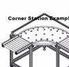 3842541008, ball roller, ball transfer, corner conveyor Bosch Rexroth, FlexMation