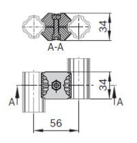 Rexoth Parallel Connector 3842541183, EcoShape Connector; Parallel; Bosch Rexroth | FlexMation, Inc.