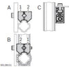 EcoShape Variofix diecast Panel Mounting Block 3842543494 Bosch Rexroth FlexMation