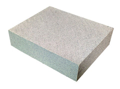 Light abrasive cleaning block for anodized aluminum