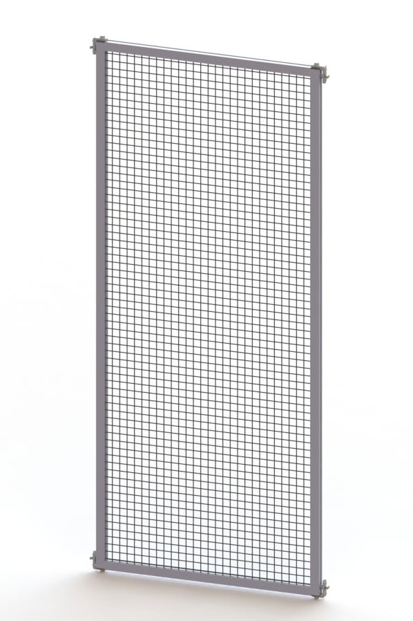 Modular Mesh Fence Modular Perimeter Fence Panels; Wire Mesh | FlexMation, Inc.