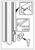 Installation diagram for ESD Grounding Connector 3842516905