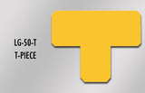 Production Floor Marking Symbols - T-piece; LG-50-T-select color