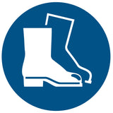 "Safety Shoes Required" Floor Safety Symbol