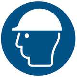 "Hard Hat Area" Floor Safety Symbol