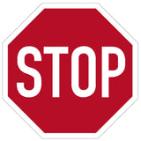 "STOP" Floor Safety Symbol