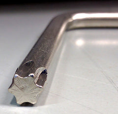 Closeup of T50 Torx head on long neck L wrench 3842528586